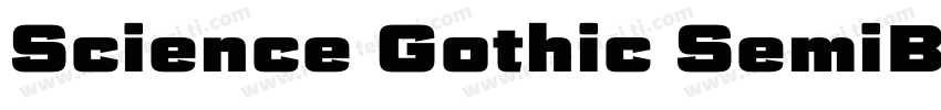 Science Gothic SemiB字体转换